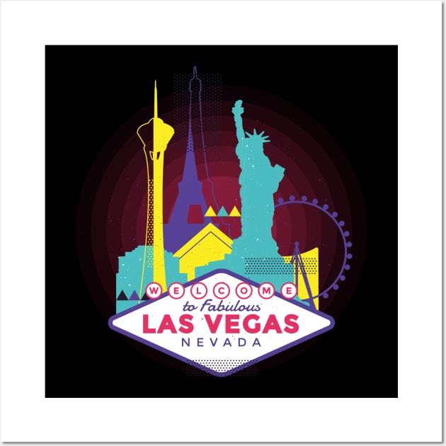 Neon Las Vegas Wall Art by Urban_Vintage